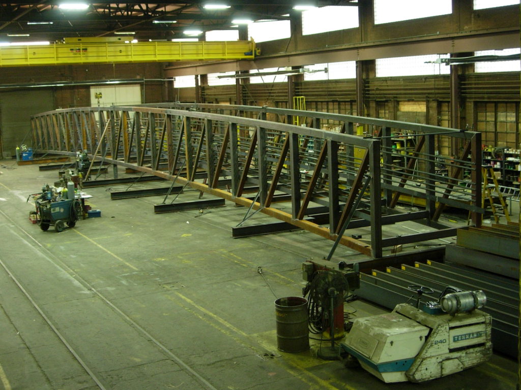 120 foot pedestrian bridge